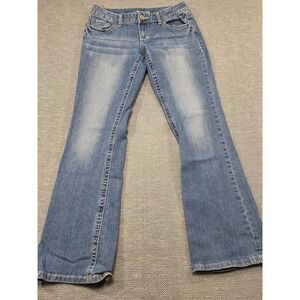 Maurices Womens Jeans Bootcut Flared Medium Wash Denim Size‎ 5 Regular